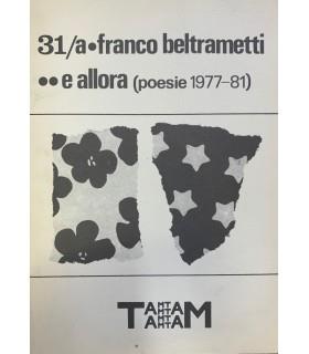 E allora. (Poesie 1977-81) - Franco Beltrametti - copertina