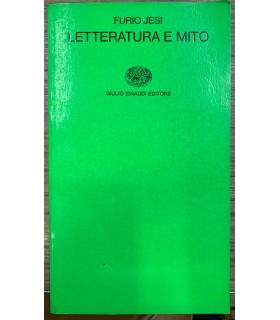 Letteratura e mito - Furio Jesi - copertina