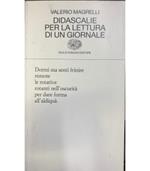 Didascalie per la lettura di un giornale