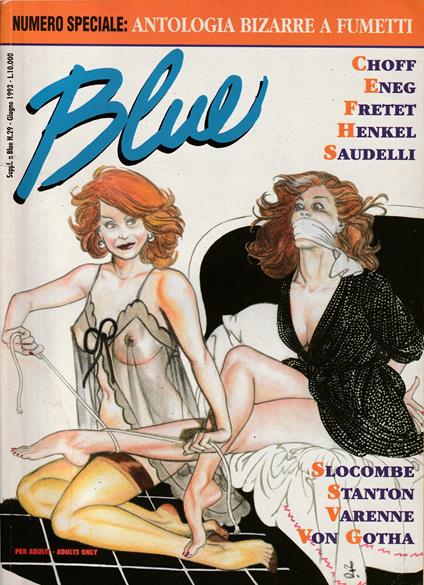 Blue Bizarre 1 Numero speciale: antologia bizarre a fumetti - copertina