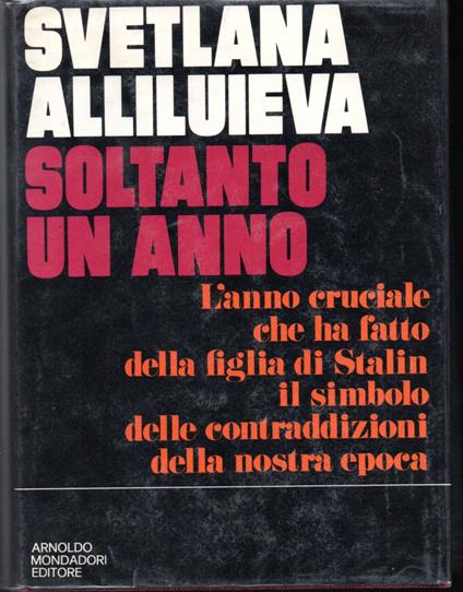 Soltanto un anno - copertina