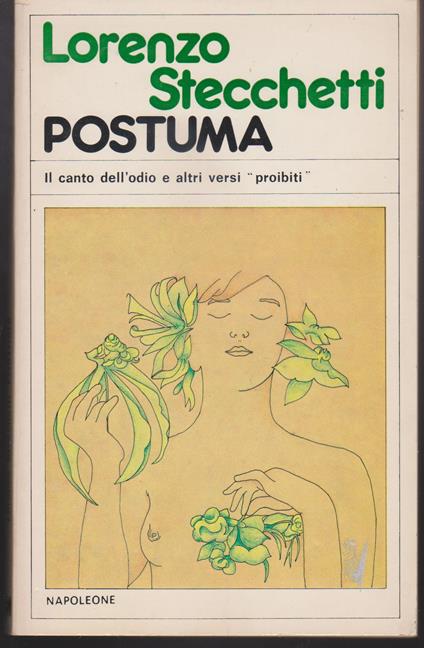 Postuma Il canto dell'odio e altri versi "proibiti" - copertina