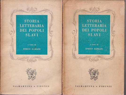 Storia letteraria dei popoli slavi (dai tempi più remoti ai nostri giorni) - copertina