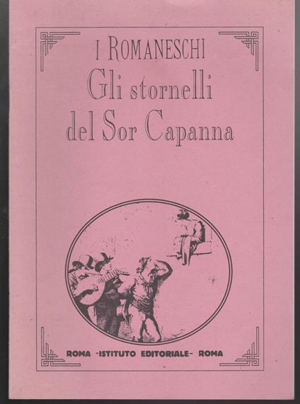 Gli stornelli del Sor Capanna - Anonimo - copertina