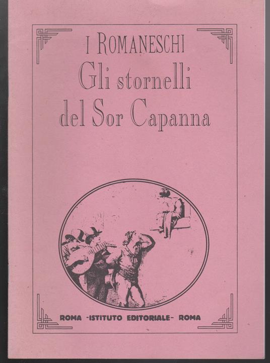 Gli stornelli del Sor Capanna - Anonimo - copertina