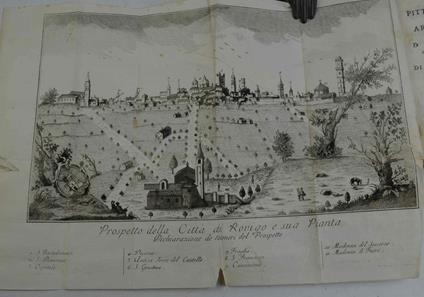 Le pitture sculture ed architetture della città di Rovigo con indici ed illustrazioni… - Francesco Bartoli - copertina