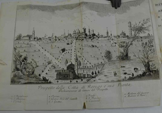 Le pitture sculture ed architetture della città di Rovigo con indici ed illustrazioni… - Francesco Bartoli - copertina