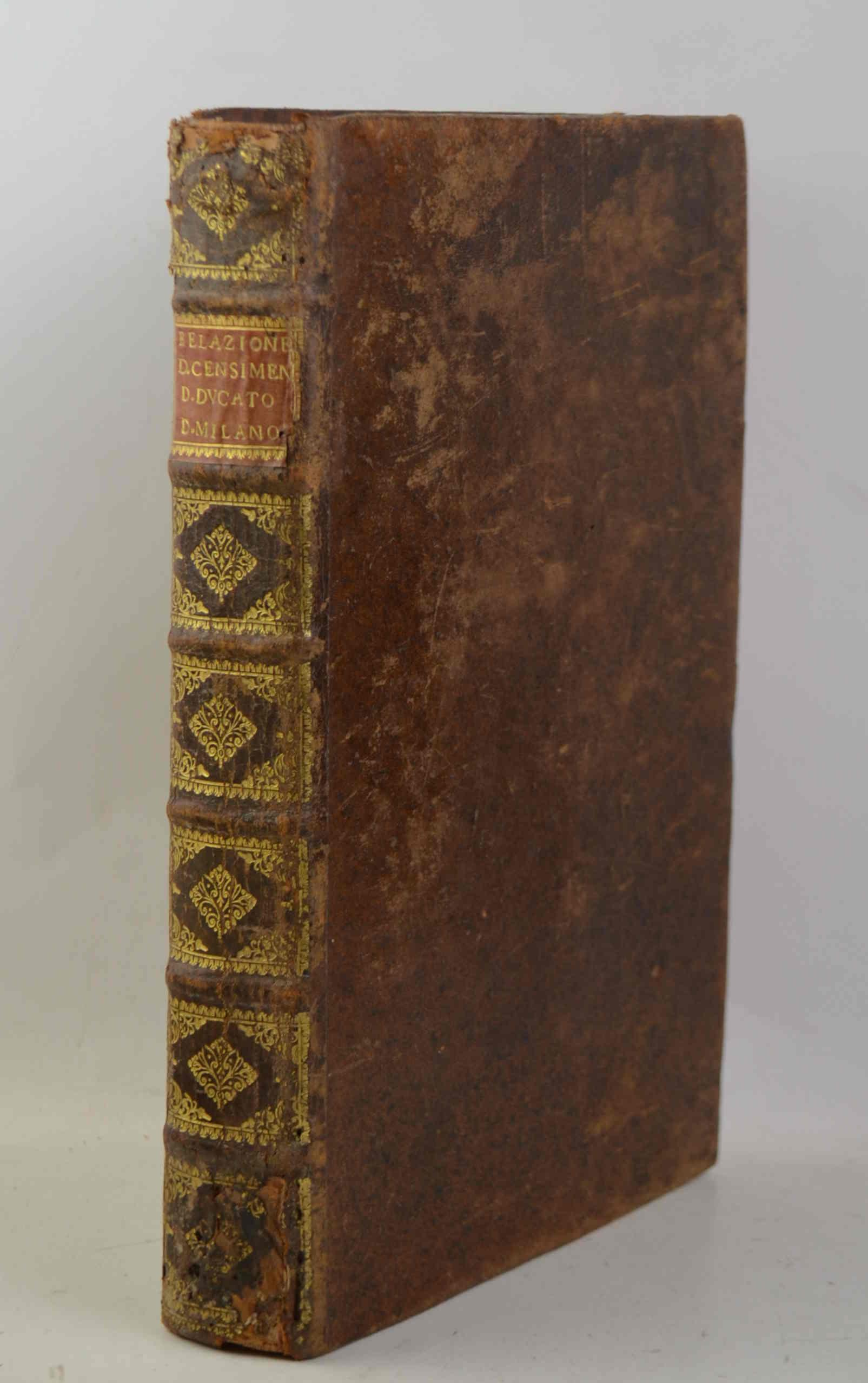 Relazione dello stato in cui si trova l'opera del censimento universale del Ducato di Milano nel mese di maggio dell'anno 1750…