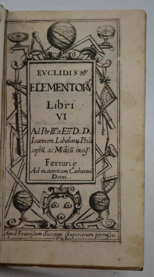 Elementorum. Libri VI - Euclide - copertina
