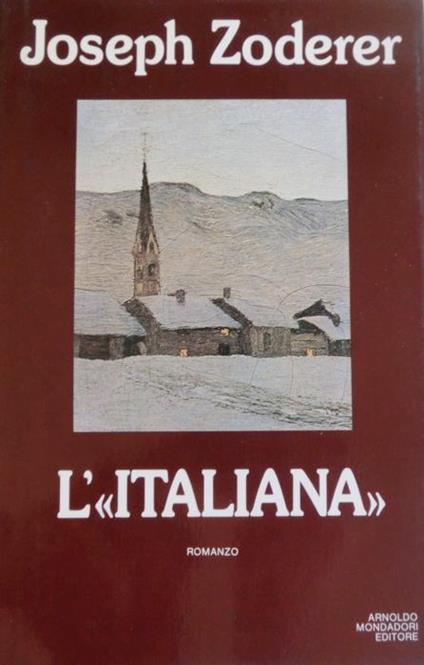L'italiana - Joseph Zoderer - copertina