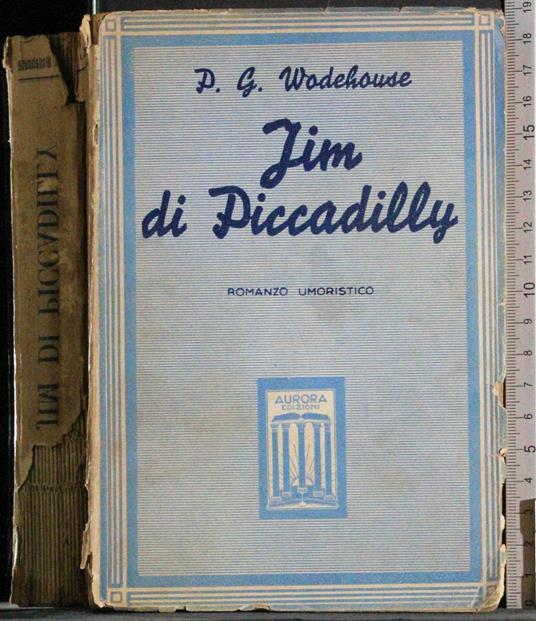 Jim di Piccadilly - Pelham G. Wodehouse - copertina