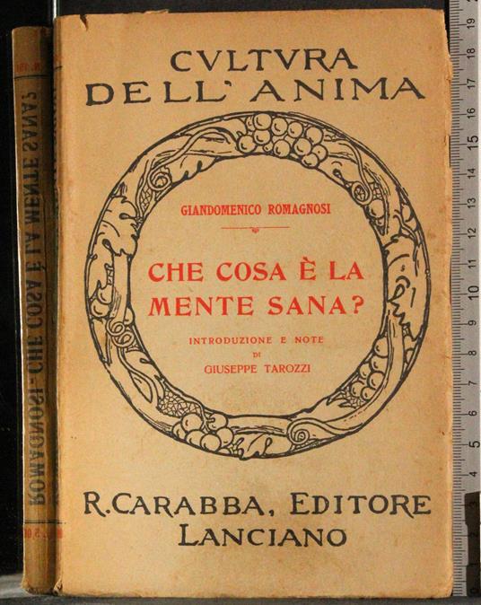 Che cosa è la mente sana? - G. Domenico Romagnosi - copertina
