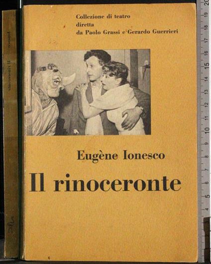 Il rinoceronte - Eugène Ionesco - copertina