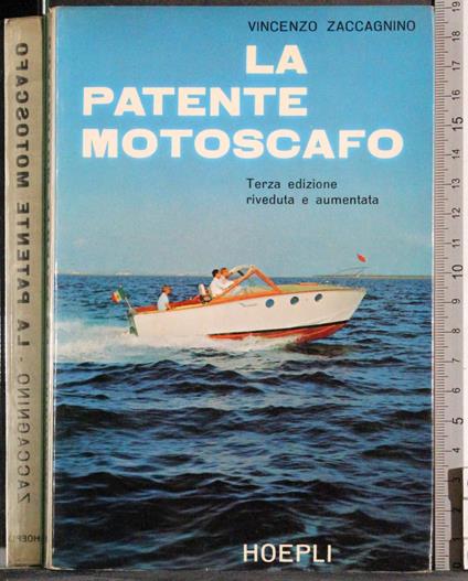 patente motoscafo - Vincenzo Zaccagnino - copertina