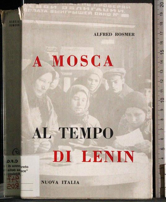 A Mosca al tempo di Lenin - Alfred Rosmer - copertina