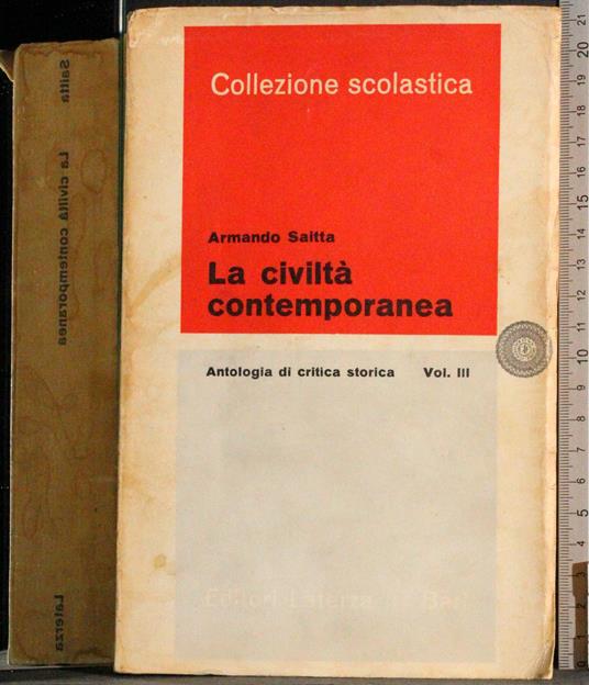 civiltà contemporanea. Vol 3 - Armando Saitta - copertina