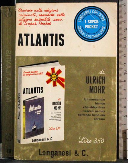 Atlantis - Ulrich Mohr - copertina