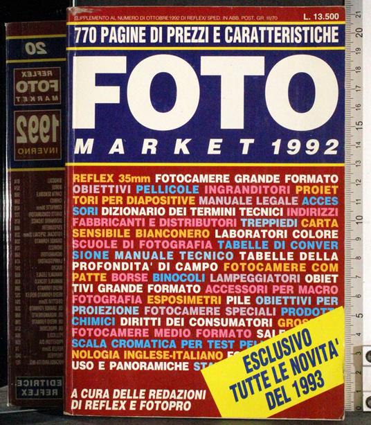 Foto market 1992. 770 Pagine di prezzi e caratteristiche - G. Valerio Catullo - copertina