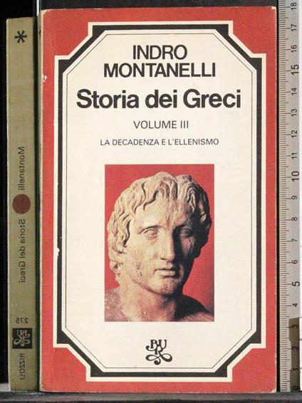 Storia dei greci. Vol 3 - Indro Montanelli - copertina