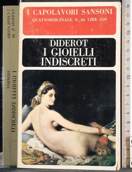 I gioielli indiscreti - Jean-Baptiste d' Alembert - copertina