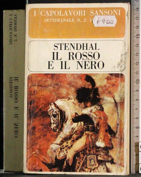 I capolavori sansoni 2. Il rosso e il nero - Stendhal - copertina