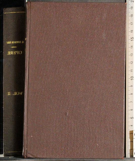 Opere Vol 2. Cammino di perferezione castell - di Gesù Teresa - copertina