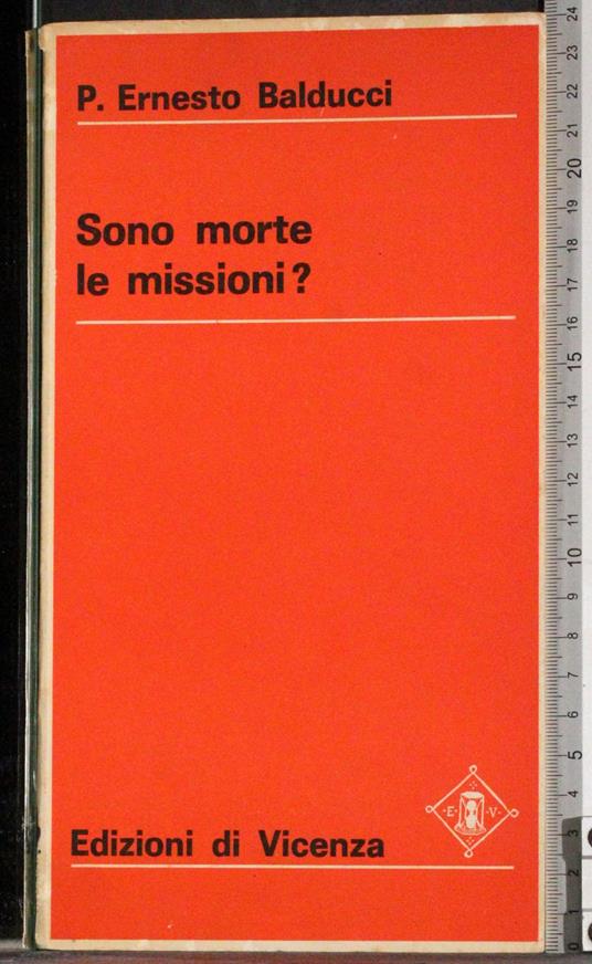 Sono morte le missioni? - Ernesto Balducci - copertina