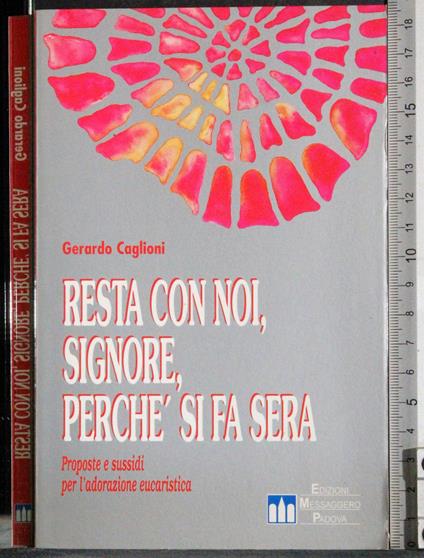 Resta con noi, signore, perché si fa sera - Gerardo Caglioni - copertina
