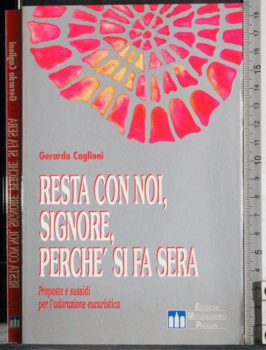 Resta con noi, signore, perché si fa sera - Gerardo Caglioni - copertina