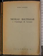 Nicolas Balthasar e l'ontologia di Lovanio