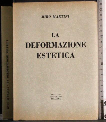 deformazione estetica - Miro Martini - copertina