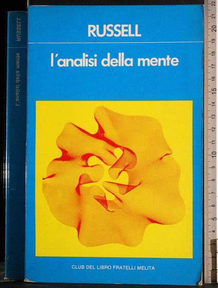 L' analisi della mente - Bertrand Russell - copertina