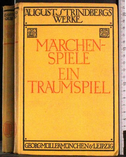 Marchenspiele ein traumspiel - August Strindberg - copertina