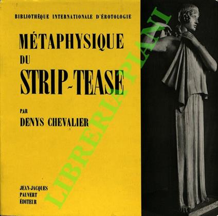 Métaphysique du strip-tease. - copertina