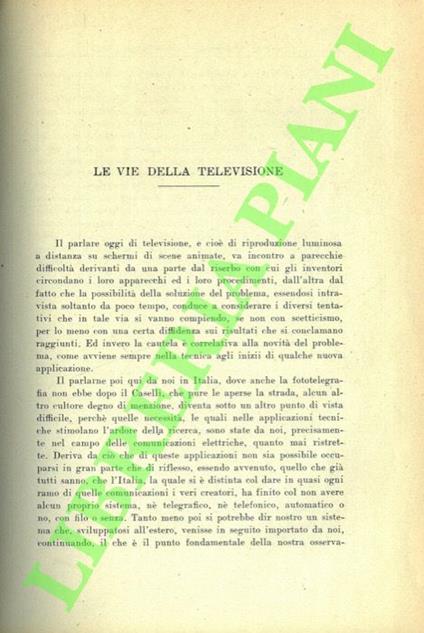 Le vie della televisione - copertina