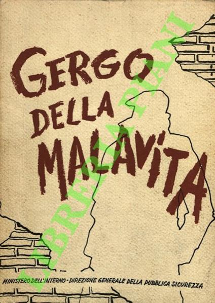 Gergo della malavita. - copertina