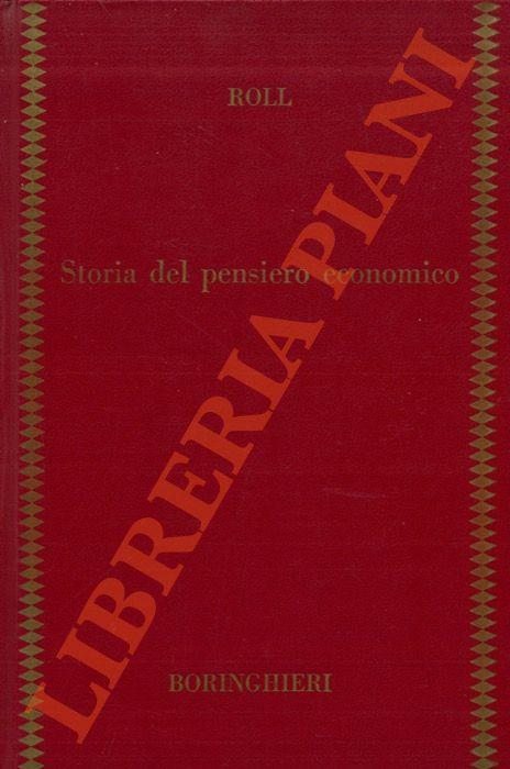 Storia del pensiero economico - Eric Roll - copertina