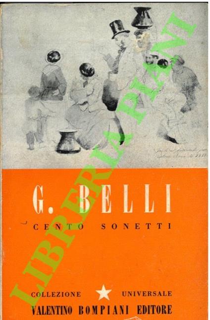 Cento sonetti - Giuseppe Gioachino Belli - copertina