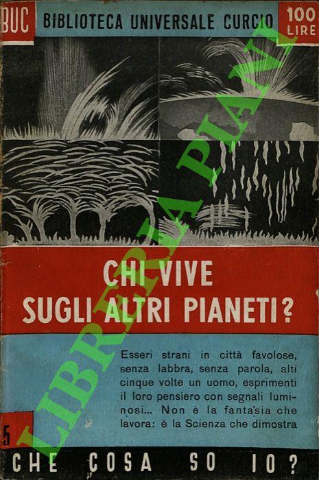 Chi vive sugli altri pianeti? - Gastone Simoni - copertina
