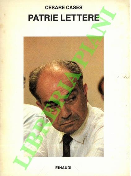 Patrie lettere - Cesare Cases - copertina