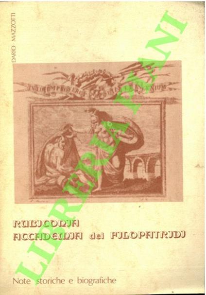 Rubiconia Accademia dei Filopatridi. Note storiche e biografiche - copertina