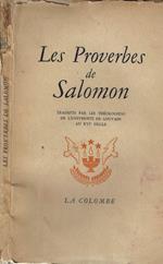 Les proverbes de Salomon