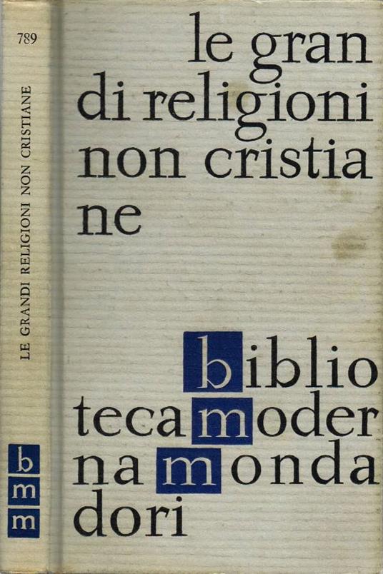 Le grandi religioni non cristiane - copertina