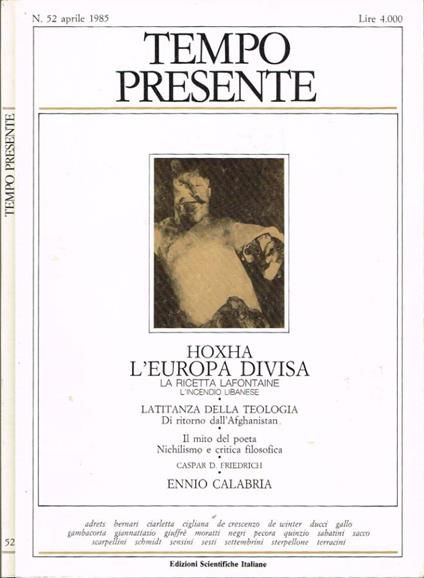 Tempo presente - copertina