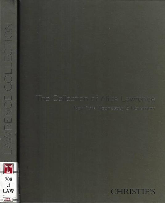 The collection of Alice Lawrence - copertina