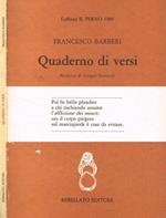 Quaderno di versi
