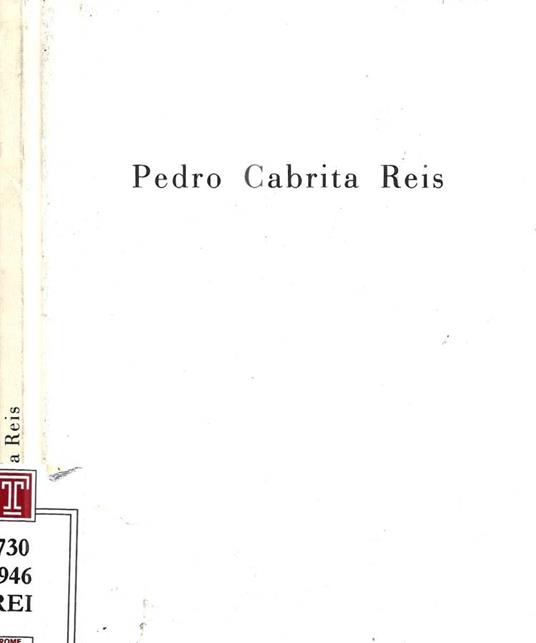 Pedro Cabrita Reis - Cecilia Casorati - copertina