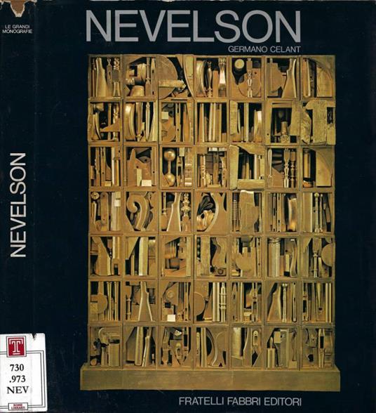 Louise Nevelson - Germano Celant - copertina