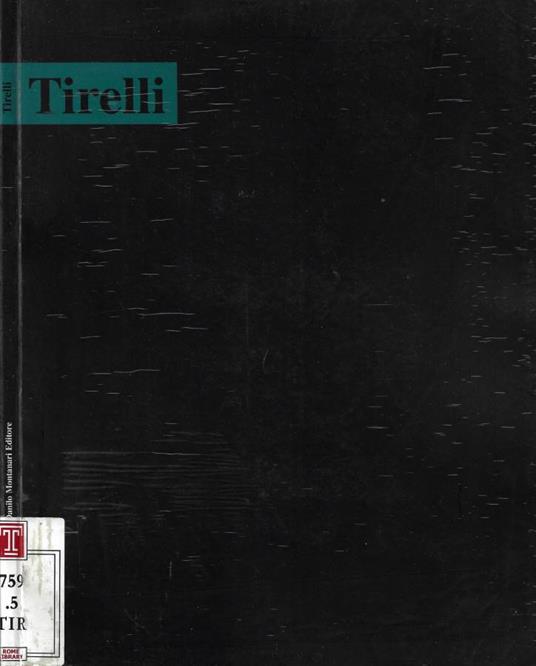 Marco Tirelli - Danilo Eccher - copertina