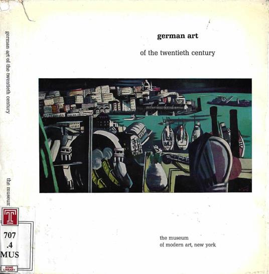 German Art of the twentieth century - Werner Haftmann - copertina